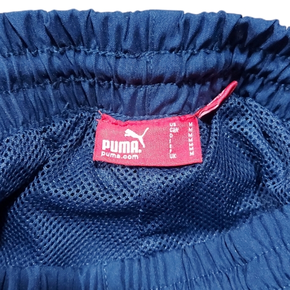 Puma Italia Men Blue Track Pants Size Medium - Picture 4 of 9